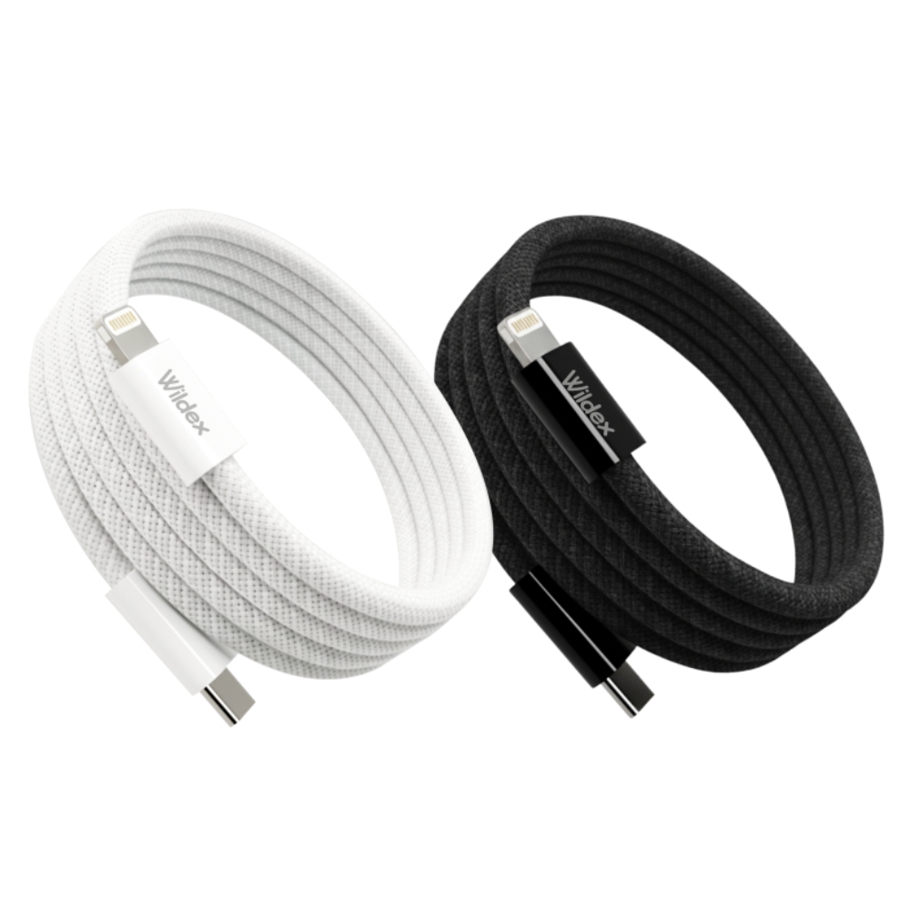 【Wephone】MFI USB-C to Lightning 磁吸充電線 100cm◉80D031